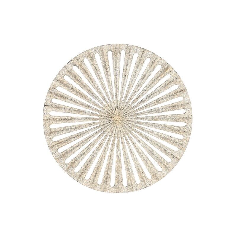 Decoración de Pared Home ESPRIT Blanco Dorado Neoclásico 91 x 3 x 91 cm