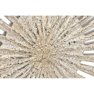 Decoración de Pared Home ESPRIT Blanco Dorado Neoclásico 91 x 3 x 91 cm