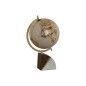 Globe terrestre Home ESPRIT Blanc Doré Naturel Rose clair Vintage 20 x 20 x 37 cm