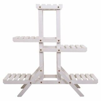 Présentoir de comptoir Alexandra House Living Bois d'épicéa 27 x 77 x 70 cm Étagère 4 Etagères
