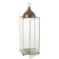 Lanterna rettangolare in metallo Bronzo 41x41x121 cm Lanterna rettangolare in metallo Bronzo 41x41x121 cm
