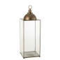 Lanterna rettangolare in metallo Bronzo 41x41x121 cm Lanterna rettangolare in metallo Bronzo 41x41x121 cm