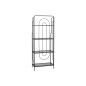 Estantería Home ESPRIT Negro Metal 60 x 27 x 160 cm