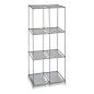 Organisateur Gris Métal Plastique