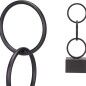 Figura Decorativa Aros Negro Metal (12,5 x 40,5 x 12,5 cm)