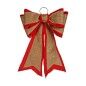 Lazo Adorno Navideño 40 x 60 cm Rojo Dorado PVC