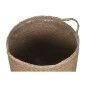 Set de basket Home ESPRIT Naturel Fibre naturelle 37 x 37 x 41 cm (5 Pièces)
