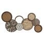 Decoración de Pared Home ESPRIT Natural Círculos 75 x 4,5 x 38 cm