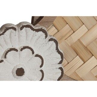 Decoración de Pared Home ESPRIT Natural Círculos 75 x 4,5 x 38 cm