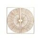Decoración de Pared Home ESPRIT Dorado Natural 50 x 2 x 100 cm (2 Piezas)