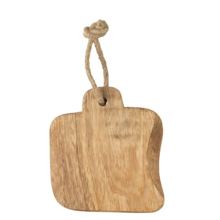 Planche à découper en bois naturel 22x10x2 cm