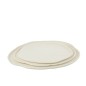 Plateau rond en Aluminium blanc 41x36x1cm Plateau rond en Aluminium blanc 41x36x1cm
