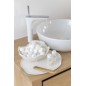 Plateau rond en Aluminium blanc 41x36x1cm Plateau rond en Aluminium blanc 41x36x1cm
