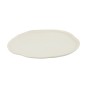 Plateau rond en Aluminium blanc 41x36x1cm Plateau rond en Aluminium blanc 41x36x1cm