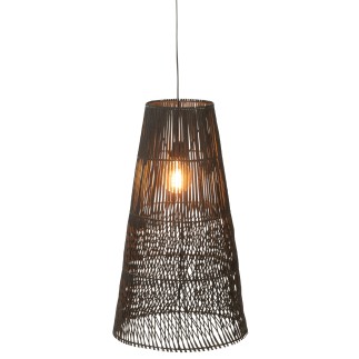 Abat-jour en bois marron 37x37x75 cm
