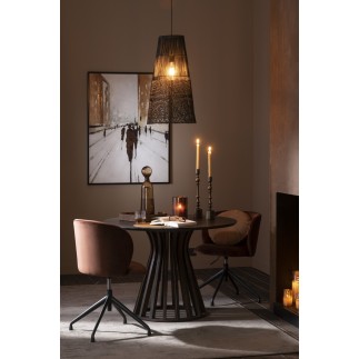 Abat-jour en bois marron 37x37x75 cm