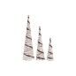 Decoración DKD Home Decor Conos Navidad LED Blanco Negro Rojo Natural Plateado 20 x 20 x 80 cm (3 Piezas) Decoración DKD Home Decor Conos Navidad LED Blanco Negro Rojo Natural Plateado 20 x 20 x 80 cm (3 Piezas)