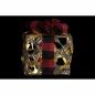 Juego de Cajas Decorativas DKD Home Decor LED Plateado Negro Rojo Rojo/Negro Ratán Purpurina 25 x 25 x 30 cm (3 Piezas) Juego de Cajas Decorativas DKD Home Decor LED Plateado Negro Rojo Rojo/Negro Ratán Purpurina 25 x 25 x 30 cm (3 Piezas)