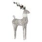 Décorations de Noël DKD Home Decor Lumière LED Blanc osier 53 x 19 x 90 cm (3 Unités)