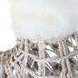 Décorations de Noël DKD Home Decor Lumière LED Blanc osier 53 x 19 x 90 cm (3 Unités)