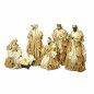Crèche de Noël DKD Home Decor Doré Couronne 30 x 5 x 30 cm 50 x 5 x 50 cm