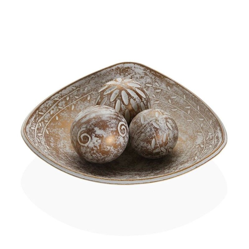 Centre de Table Versa Marron 31,5 x 9 x 31,5 cm