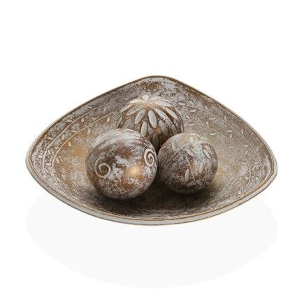 Centre de Table Versa Marron 31,5 x 9 x 31,5 cm