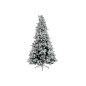 Árbol de Navidad DKD Home Decor Blanco Verde Polietileno Nevado 140 x 140 x 210 cm