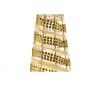 Adorno Navideño DKD Home Decor Blanco Dorado 20 x 20 x 80 cm (3 Piezas)