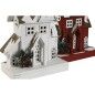 Adorno Navideño Home ESPRIT Blanco Rojo 26 x 14 x 32 cm (2 Unidades)