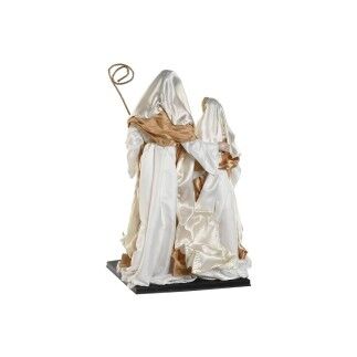 Belén de Navidad Home ESPRIT Blanco Dorado 27 x 24 x 40 cm