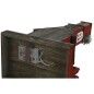 Décorations de Noël Home ESPRIT Blanc Rouge 27 x 18 x 56 cm (2 Unités)