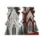 Adorno Navideño Home ESPRIT Blanco Rojo 16 x 14 x 63 cm (2 Unidades)