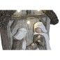 Belén de Navidad Home ESPRIT Verde Gris Magnesio 27,5 x 10,5 x 34,5 cm (2 Unidades)
