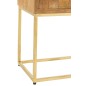Commode suspendue à porte en bois de manguier beige 76x40x122 cm Commode suspendue à porte en bois de manguier beige 76x40x122 cm