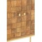 Commode suspendue à porte en bois de manguier beige 76x40x122 cm Commode suspendue à porte en bois de manguier beige 76x40x122 cm