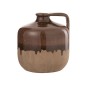 Cruche avec anse en céramique marron 17x17x18 cm Cruche avec anse en céramique marron 17x17x18 cm