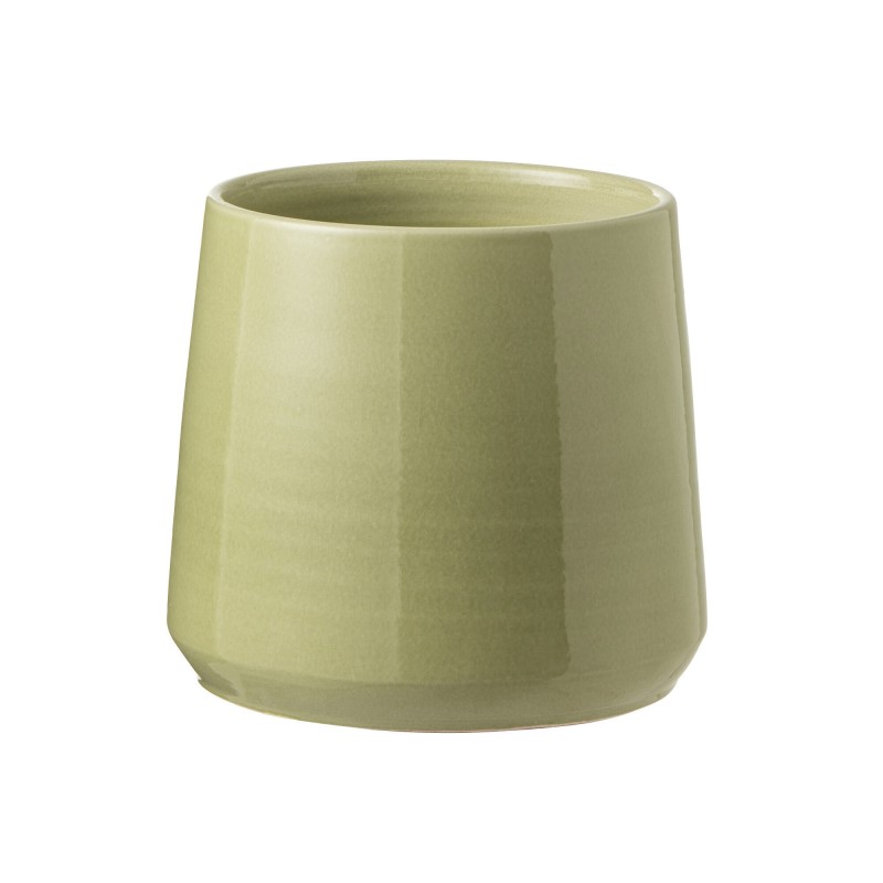 Cache-pot en céramique vert 23x23x22 cm Cache-pot en céramique vert 23x23x22 cm