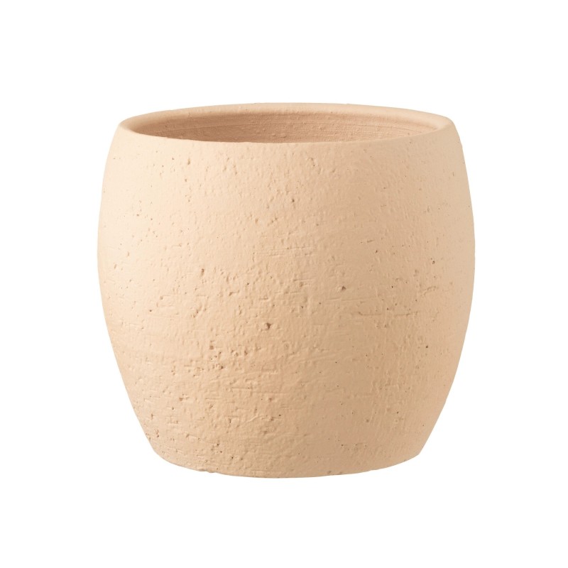 Fioriera in ceramica beige 16x16x14 cm Fioriera in ceramica beige 16x16x14 cm