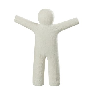 Braccio di P'tit maurice in plastica bianca 24x4x30 cm
