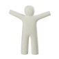 Statuetta p'tit maurice braccia aperte bianco sintetico 24x4x30 cm Statuetta p'tit maurice braccia aperte bianco sintetico 24x4x30 cm