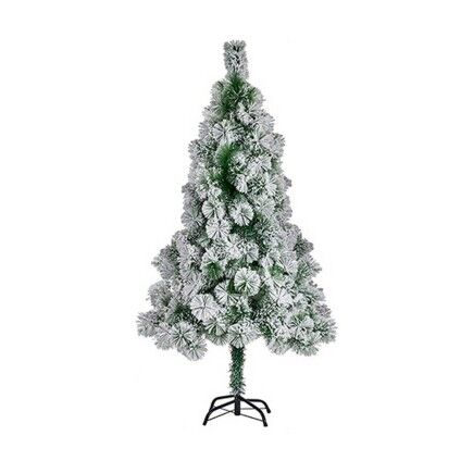 Árbol de Navidad Blanco Verde Metal Plástico