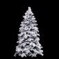 Árbol de Navidad Blanco Verde PVC Metal Polietileno 150 cm