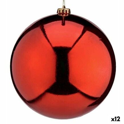 Bola de Navidad Rojo Plástico 20 x 21 x 20 cm (12 Unidades)