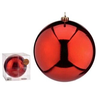 Bola de Navidad Rojo Plástico 20 x 21 x 20 cm (12 Unidades)