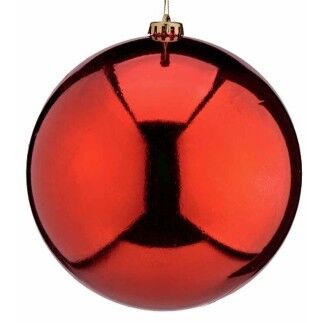 Bola de Navidad Rojo Plástico 20 x 21 x 20 cm (12 Unidades)