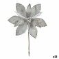 Flor Decorativa Plateado Plástico 32 x 47 x 2 cm (12 Unidades)