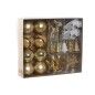 Bolas de Navidad Home ESPRIT Dorado Polietileno 28 x 6 x 24 cm (55 Piezas)