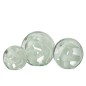 Pisapapeles de vidrio blanco 12x12x12 cm