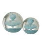 Pisapapeles de vidrio azul 8x8x8 cm